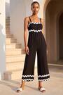 Roman – Jumpsuit mit Trägerdetail und gewellter Bordüre - Bild 2 von 5
