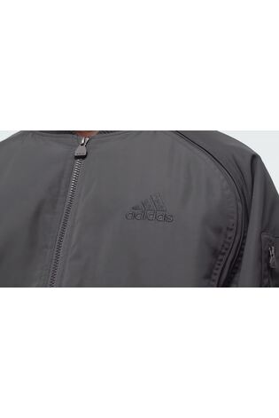 adidas Originals Black Team Geist Padded Jacket - Image 2 of 6