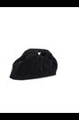 Suede Cut-Out Handle Pouch Clutch Bag in Navy - Image 2 of 7
