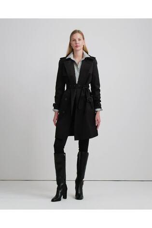 Buy Lauren Ralph Lauren Double Breasted Belted Trench Coat