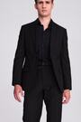 MOSS Black Stretch Suit: Jacket - Image 2 of 9