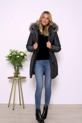 Next grey parka hot sale