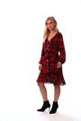 Roman Red Petite Floral Frill Detail Dress - Image 2 of 6