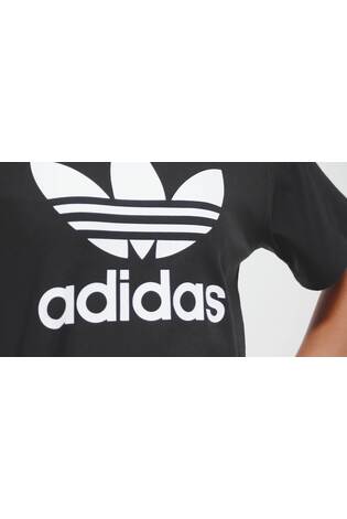 adidas Originals Black Trefoil Regular T-Shirt - Image 2 of 7