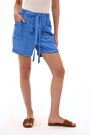Roman Blue Tie Waist Pocket Shorts - Image 2 of 6
