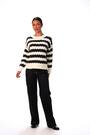 Roman Blue Wave Colour Block Knit Jumper - Image 2 of 6
