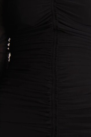 Ruched-Jersey Mini Dress in Black - Image 2 of 7