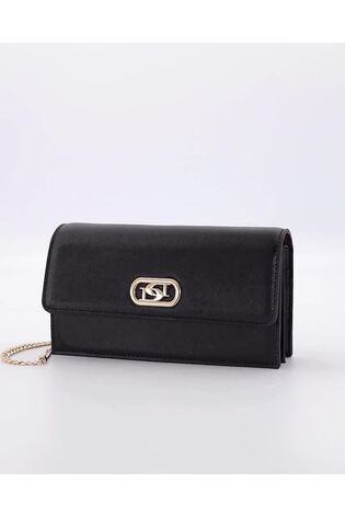 Dune London Black Sapphire Branded Phone Cross-Body Bag - Image 2 of 6