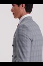 Skopes Grey Double Breasted Fit Anello Check Suit Jacket - Image 2 of 8