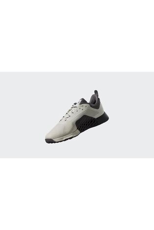 adidas Grey Dropset 2 Trainers - Image 2 of 10