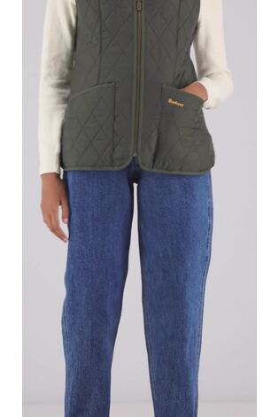 Barbour® Green Betty Gilet - Image 2 of 5