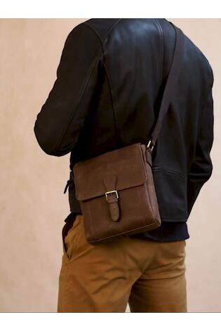 Lakeland Leather Brown Hutton Reporter Bag - Image 2 of 8