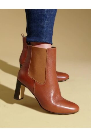 Jones Bootmaker Kalista Heeled Brown Boots - Image 2 of 7