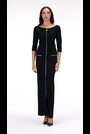 leem Black Front Zips Knit Skirt - Image 2 of 5
