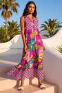Maxi dress Boho Roman Floral Print - Imagen 2 de 5
