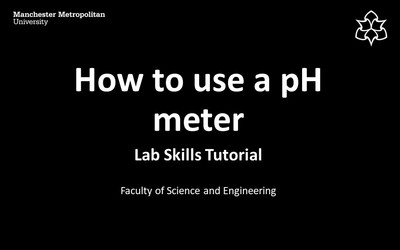 Ph Measurement Using A Jenway Ph Meter Mmutube