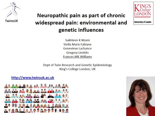 Neuropathic pain as part of chronic widespread pain: environmental and genetic influences