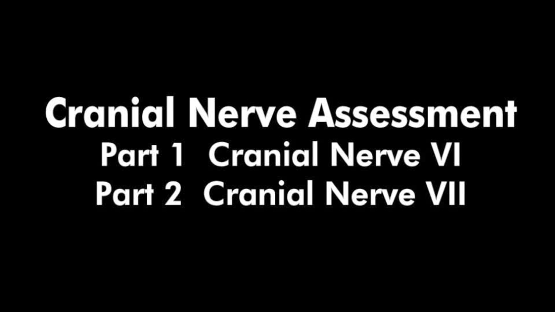 cranial nerves assessment