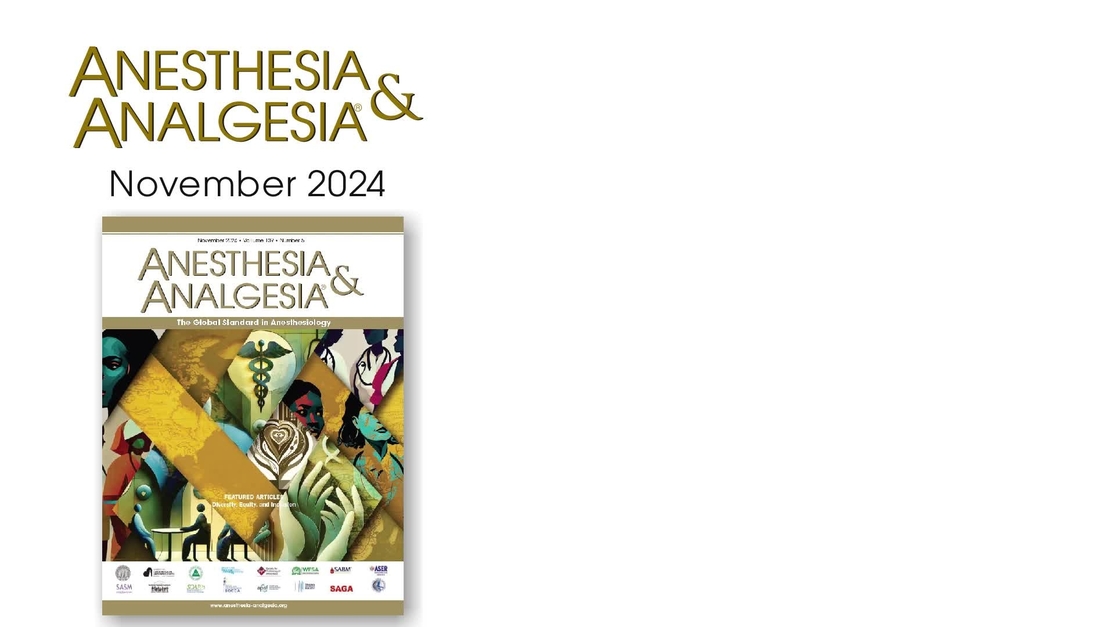 Anesthesia Analgesia