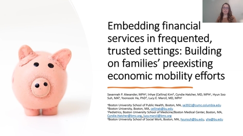 Video Abstract: Embedding financial services in frequented, trusted settings: Building on families’ preexisting economic mobility efforts