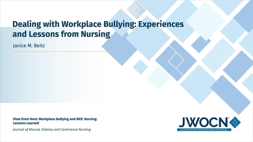 Dealing with Workplace Bullying: Experiences and Lessons from Nursing