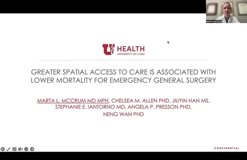 BEST OF EGS - February 2023: Greater Spatial Access to Care is Associated with Lower Mortality for Emergency General Surgery