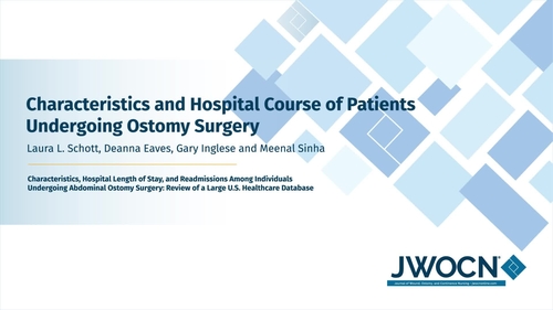 Characteristics and Hospital Course of Patients Undergoing Ostomy Surgery