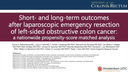 Short- and Long-term Outcomes After Laparoscopic Emergency Resection of Left-Sided Obstructive Colon Cancer: A Nationwide Propensity Score–Matched Analysis