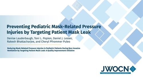 Preventing Pediatric Mask-Related Pressure Injuries by Targeting Patient Mask Leak