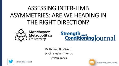 Video Abstract: Assessing Interlimb Asymmetries: Are We Headed in the Right Direction