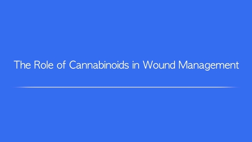 The Role of Cannabinoids in Wound Management
