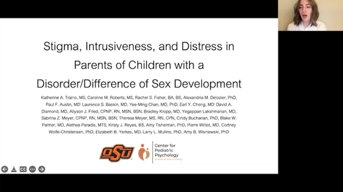 Video Abstract: Stigma, Intrusiveness, and Distress in Parents of Children with a Disorder/Difference of Sex Development