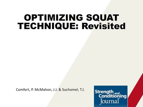 Abstract: Optimizing Squat Technique—Revisited