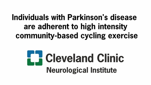 Individuals With Parkinson Disease Are Adherent to a High-Intensity Community-Based Cycling Exercise Program