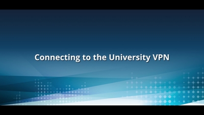 How to connect to the university VPN - Illinois Media Space