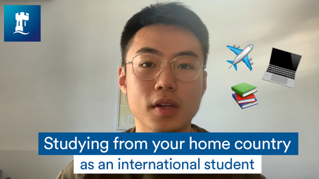 Vlog: Studying from your home country as an international student -  MediaSpace - The University of Nottingham