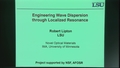 Image for Engineering Wave Dispersion Through Localized Resonance Inside Sub-wavelength Structured Media