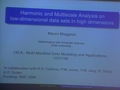Image for Harmonic and multiscale analysis on low-dimensional data sets in high-dimensions