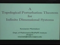 Image for A topological perturbation theorem for infinite dimensional systems