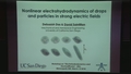 Image for Nonlinear electrohydrodynamics of drops and particles in strong electric fields
