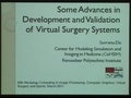 Image for Some advances in development and validation of virtual surgery systems