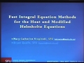 Image for Fast integral equation methods for the heat equation and the modified Helmholtz equation in two dimensions