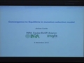 Image for Convergence to the Equilibria in Some Mutation-Selection Model