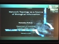 Image for Network topology as a source of biological information