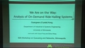Image for We are on the Way: Analysis of On-Demand Ride-Hailing Systems