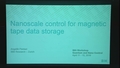 Image for Nanoscale Control for Magnetic Tape Data Storage