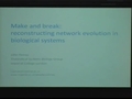 Image for Reconstructing network evolution in biological systems.