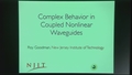 Image for Complex Behavior in Coupled Nonlinear Waveguides