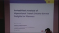 Image for Probabilistic Analysis of Operational Transit Data to Create Insights for Planners