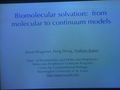 Image for Biomolecular solvation: from molecular to continuum models